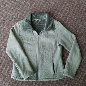 The North Face Caroluna Crop Fuzzy Quilted Jacket
